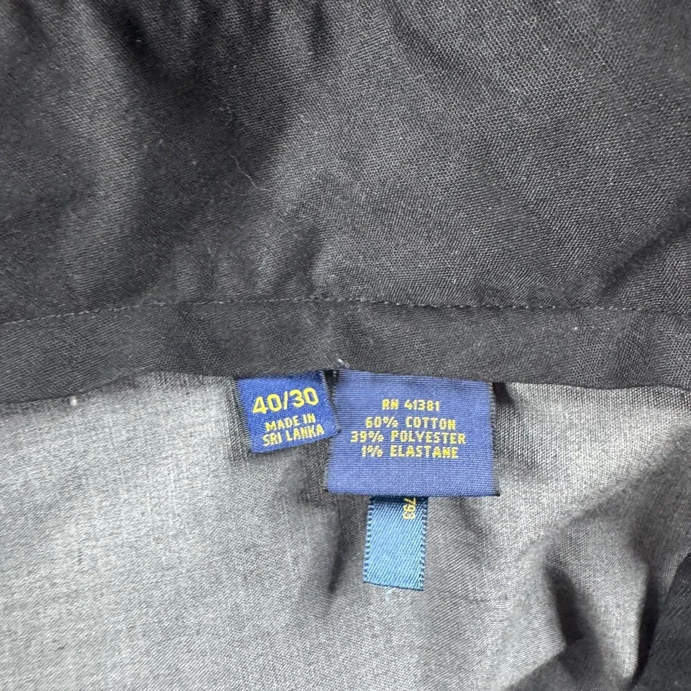 Polo Ralph Lauren Pants Mens 40x30 Gray Stretch Classic Fit Chino Casual Preppy
